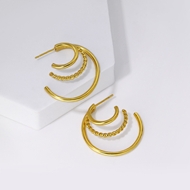 Picture of Delicate Big Big Hoop Earrings with Fast Shipping