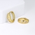 Picture of Star Gold Plated Huggie Earrings with Fast Delivery