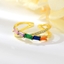 Show details for Delicate Gold Plated Adjustable Ring with Fast Shipping