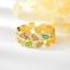 Show details for Copper or Brass Cubic Zirconia Adjustable Ring from Certified Factory