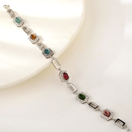 Picture of Delicate Platinum Plated Fashion Bracelet with 3~7 Day Delivery