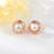 Picture of Irresistible White Big Big Stud Earrings For Your Occasions