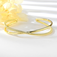 Show details for Copper or Brass Gold Plated Cuff Bangle with Unbeatable Quality