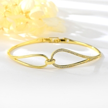 Show details for Shop Gold Plated Classic Fashion Bangle with Wow Elements