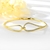Picture of Shop Gold Plated Classic Fashion Bangle with Wow Elements