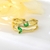 Picture of Need-Now Green Cubic Zirconia Adjustable Ring Factory Direct