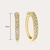 Picture of Fancy Small Gold Plated Clip On Earrings