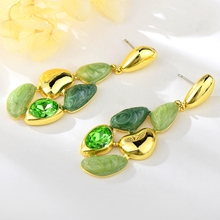 Show details for Zinc Alloy Gold Plated Dangle Earrings in Exclusive Design
