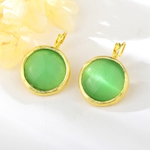 Show details for Zinc Alloy Gold Plated Dangle Earrings from Certified Factory