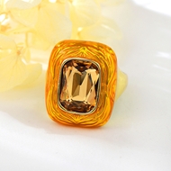Picture of Featured Green Zinc Alloy Fashion Ring with Full Guarantee