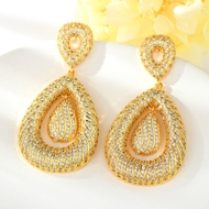 Show details for Charming White Luxury Dangle Earrings As a Gift