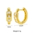 Picture of Recommended White Gold Plated Huggie Earrings from Top Designer