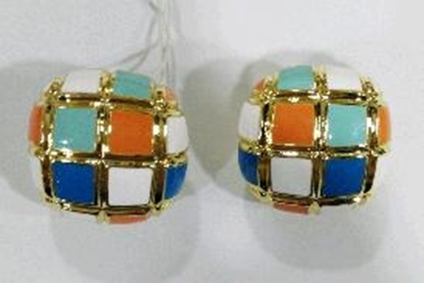Picture of Distinctive Zinc Alloy Colorful Dangle Earrings in Bulk