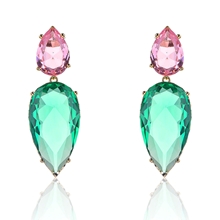 Show details for Unusual Big Copper or Brass Dangle Earrings