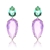 Picture of Delicate Cubic Zirconia Delicate Dangle Earrings