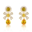 Show details for New Season Yellow Copper or Brass Dangle Earrings with SGS/ISO Certification