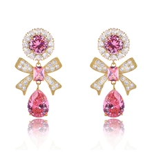 Show details for Popular Cubic Zirconia Delicate Dangle Earrings