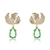 Picture of Charming Green Cubic Zirconia Dangle Earrings As a Gift