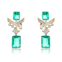 Show details for Delicate Geometric Dangle Earrings at Unbeatable Price