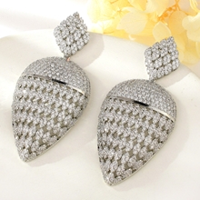 Show details for Luxury White Dangle Earrings at Unbeatable Price