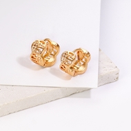 Picture of Need-Now Copper or Brass Small Huggie Earrings