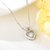 Picture of Best Cubic Zirconia Platinum Plated Pendant Necklace