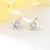 Picture of Bling Small 925 Sterling Silver Big Stud Earrings