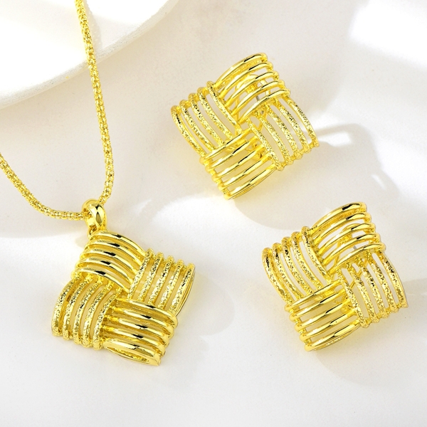 Picture of Zinc Alloy Gold Plated 2 Piece Jewelry Set from Editor Picks
