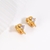 Picture of Amazing Cubic Zirconia Copper or Brass Huggie Earrings