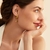 Picture of Staple Small Gold Plated Dangle Earrings