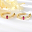 Show details for Great Cubic Zirconia Pink Big Hoop Earrings