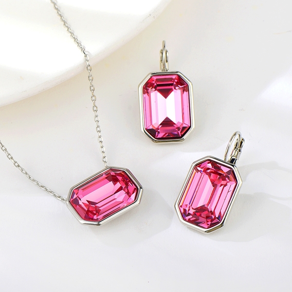 Picture of New Season Pink Small 2 Piece Jewelry Set with SGS/ISO Certification