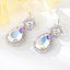 Show details for Nickel Free White Cubic Zirconia Dangle Earrings with No-Risk Refund