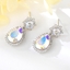 Show details for Nickel Free White Cubic Zirconia Dangle Earrings with No-Risk Refund