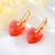 Picture of Love & Heart Big Dangle Earrings with 3~7 Day Delivery
