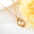 Picture of Charming Yellow Small Pendant Necklace As a Gift