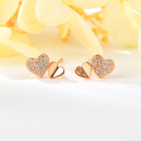Picture of Filigree Small White Big Stud Earrings
