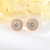 Picture of Hot Selling White Medium Big Stud Earrings from Top Designer