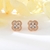 Picture of Beautiful Cubic Zirconia White Big Stud Earrings