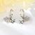 Picture of Recommended White 925 Sterling Silver Dangle Earrings with Member Discount