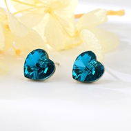 Show details for Love & Heart Big Big Stud Earrings at Super Low Price