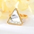 Picture of Popular Swarovski Element Geometric Fashion Ring