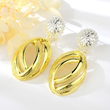 Show details for Bling Big Dubai Dangle Earrings
