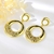 Picture of Low Cost Zinc Alloy Gold Plated Dangle Earrings with Low Cost