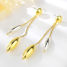 Show details for Designer Zinc Alloy Plain Dangle Earrings with No-Risk Return