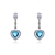 Picture of Love & Heart Big Dangle Earrings with Fast Shipping