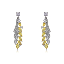 Show details for Copper or Brass Luxury Dangle Earrings with Full Guarantee