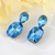 Picture of Party Platinum Plated Dangle Earrings with Speedy Delivery