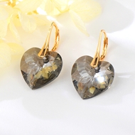 Show details for Impressive Black Copper or Brass Dangle Earrings with Low MOQ