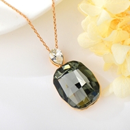 Show details for Elegant Copper or Brass Collar Necklace in Flattering Style